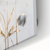 Golden Dandelion Elegance - Modern Living Room Canvas Wall Art