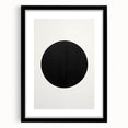 Abstract minimalist wall art framed in black, showcasing an elegant design with a matte finish. Ideal for modern home decor, enhancing any living space.