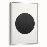 Framed minimalist abstract wall art showcasing a sleek white design, perfect for modern decor. Ideal for brightening living spaces with a touch of elegance.