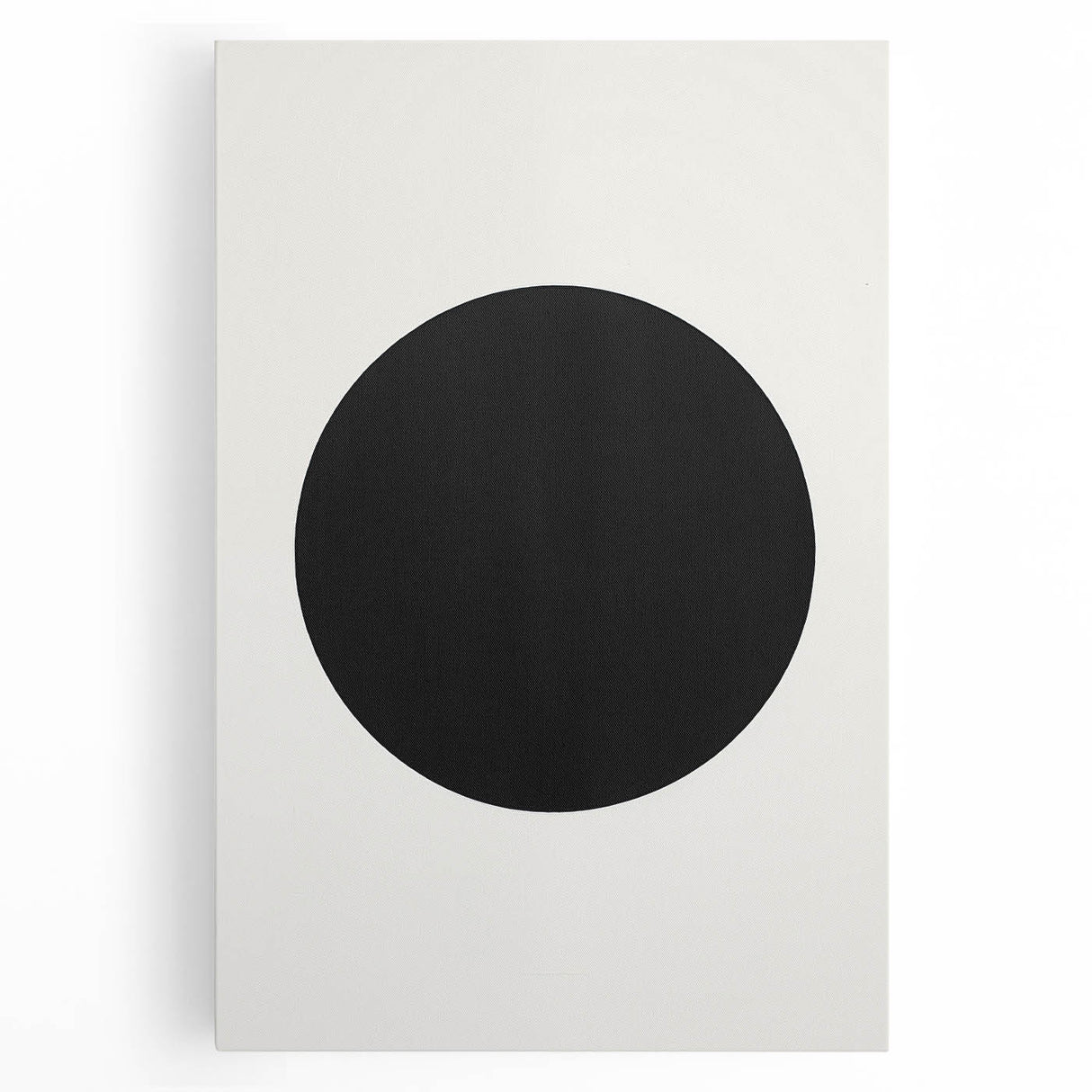 Abstract minimalist wall art featuring soft beige and light gray tones, elegantly stretched on canvas, perfect for modern home decor.