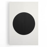 Abstract minimalist wall art featuring soft beige and light gray tones, elegantly stretched on canvas, perfect for modern home decor.