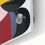 Large Abstract Wall Art – Bold Modern Composition in Rich Colors