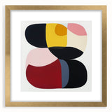 Large Abstract Wall Art – Bold Modern Composition in Rich Colors