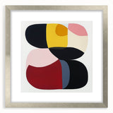 Large Abstract Wall Art – Bold Modern Composition in Rich Colors