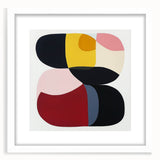 Large Abstract Wall Art – Bold Modern Composition in Rich Colors