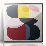 Large Abstract Wall Art – Bold Modern Composition in Rich Colors
