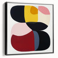 Large Abstract Wall Art – Bold Modern Composition in Rich Colors