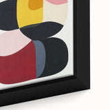 Large Abstract Wall Art – Bold Modern Composition in Rich Colors