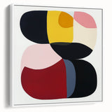 Large Abstract Wall Art – Bold Modern Composition in Rich Colors