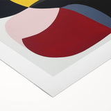 Large Abstract Wall Art – Bold Modern Composition in Rich Colors