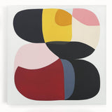 Large Abstract Wall Art – Bold Modern Composition in Rich Colors