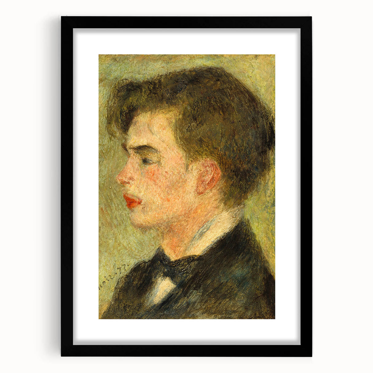 Impressionism Wall Art: Portrait of Georges Rivière by Renoir Prints
