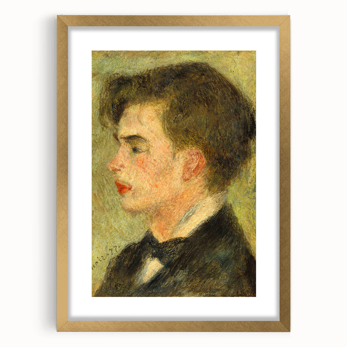Impressionism Wall Art: Portrait of Georges Rivière by Renoir Prints