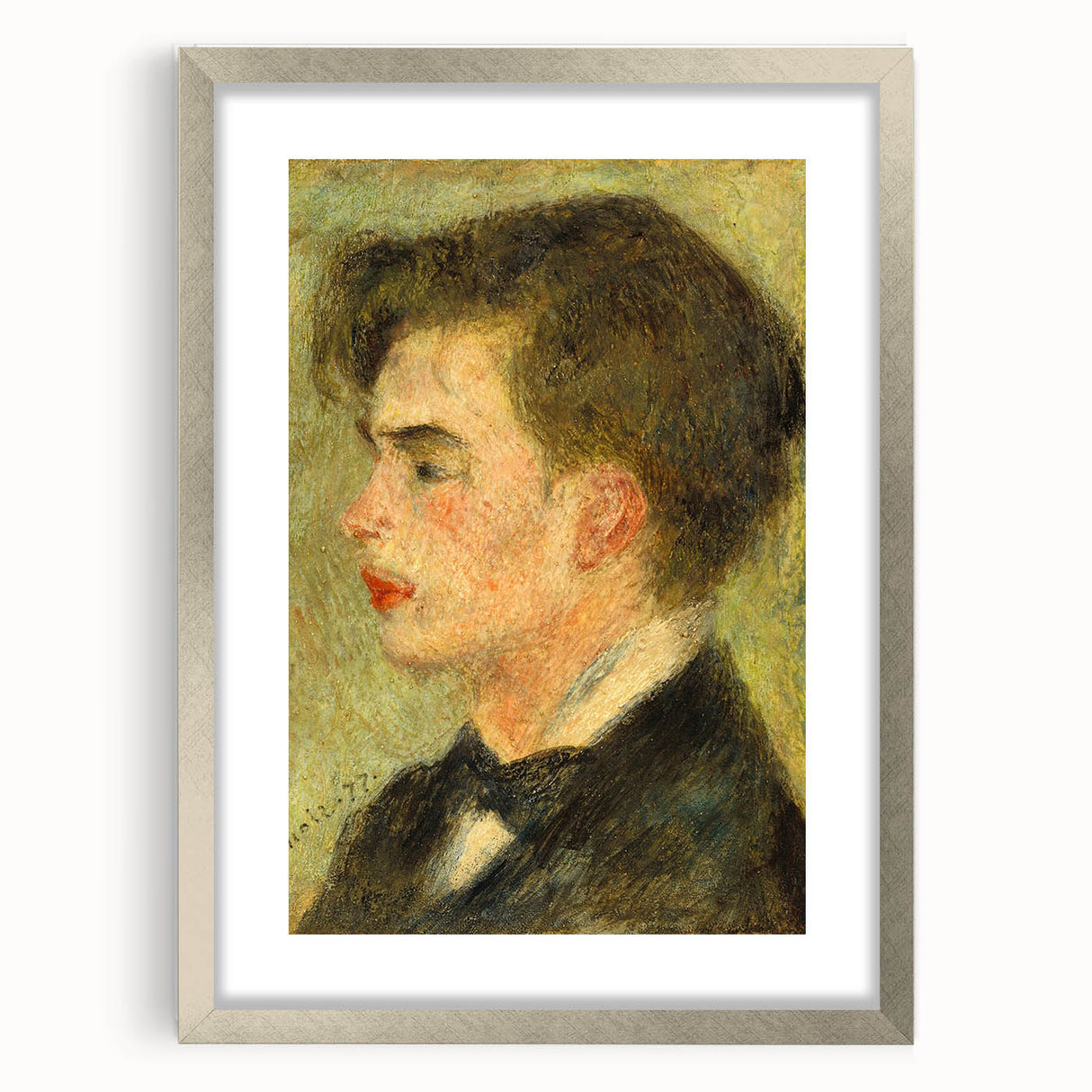 Impressionism Wall Art: Portrait of Georges Rivière by Renoir Prints