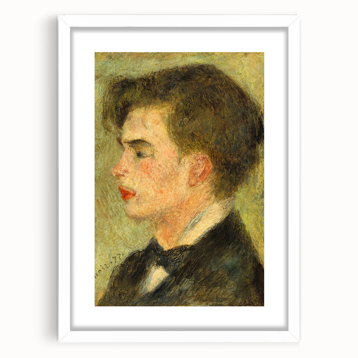 Impressionism Wall Art: Portrait of Georges Rivière by Renoir Prints
