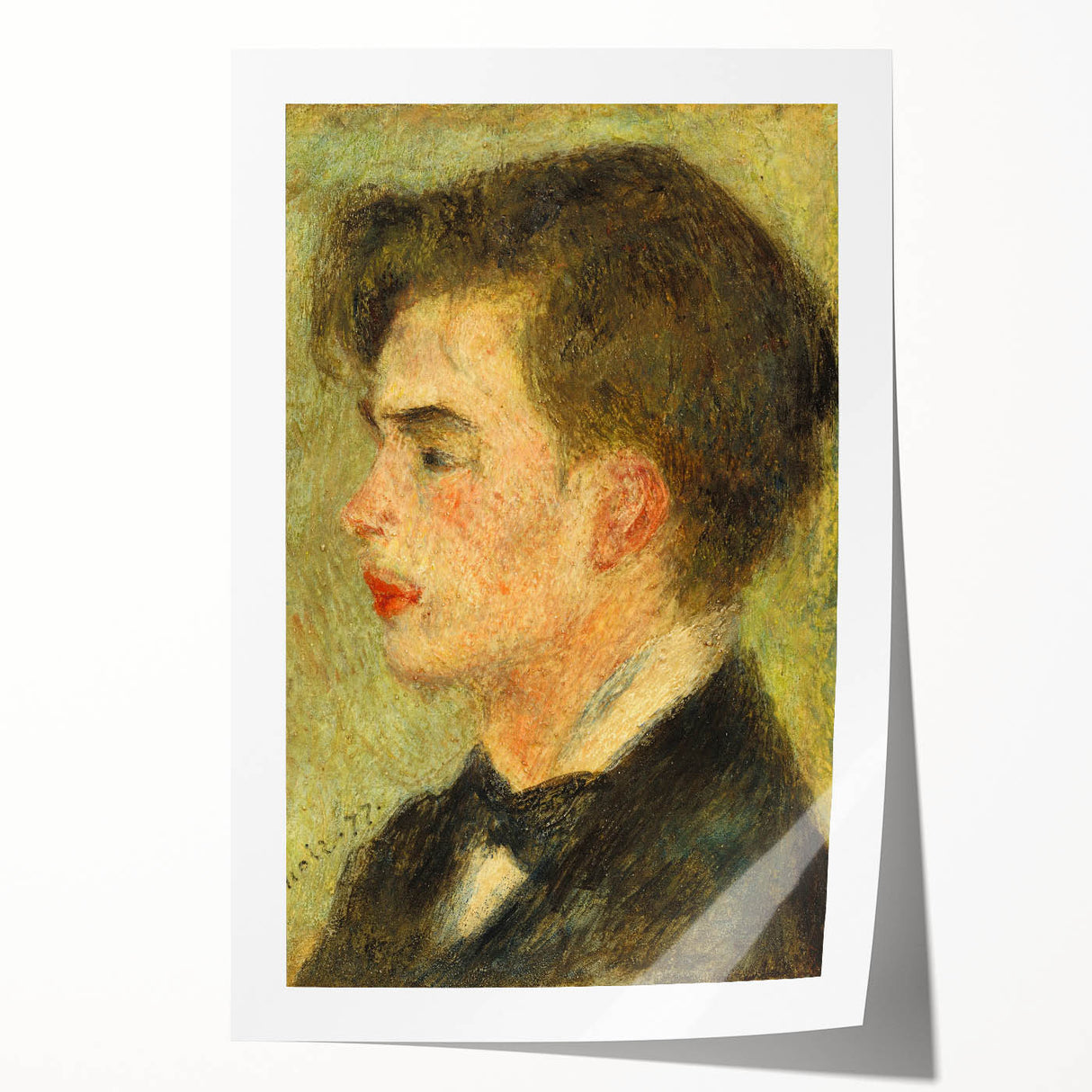 Impressionism Wall Art: Portrait of Georges Rivière by Renoir Prints