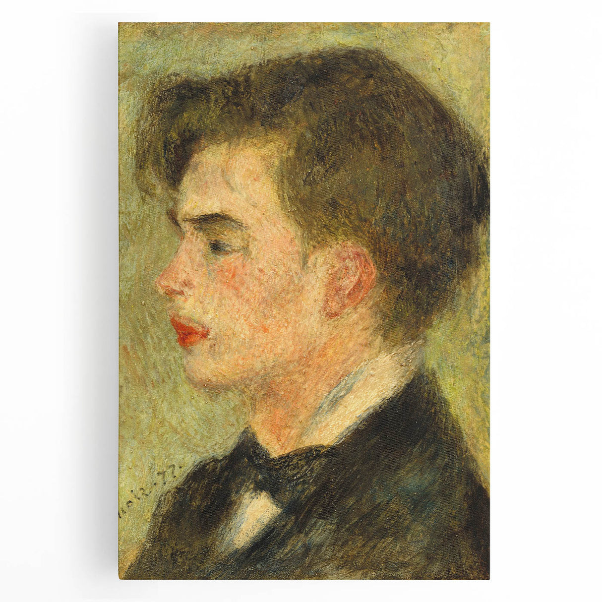 Impressionism Wall Art: Portrait of Georges Rivière by Renoir Prints