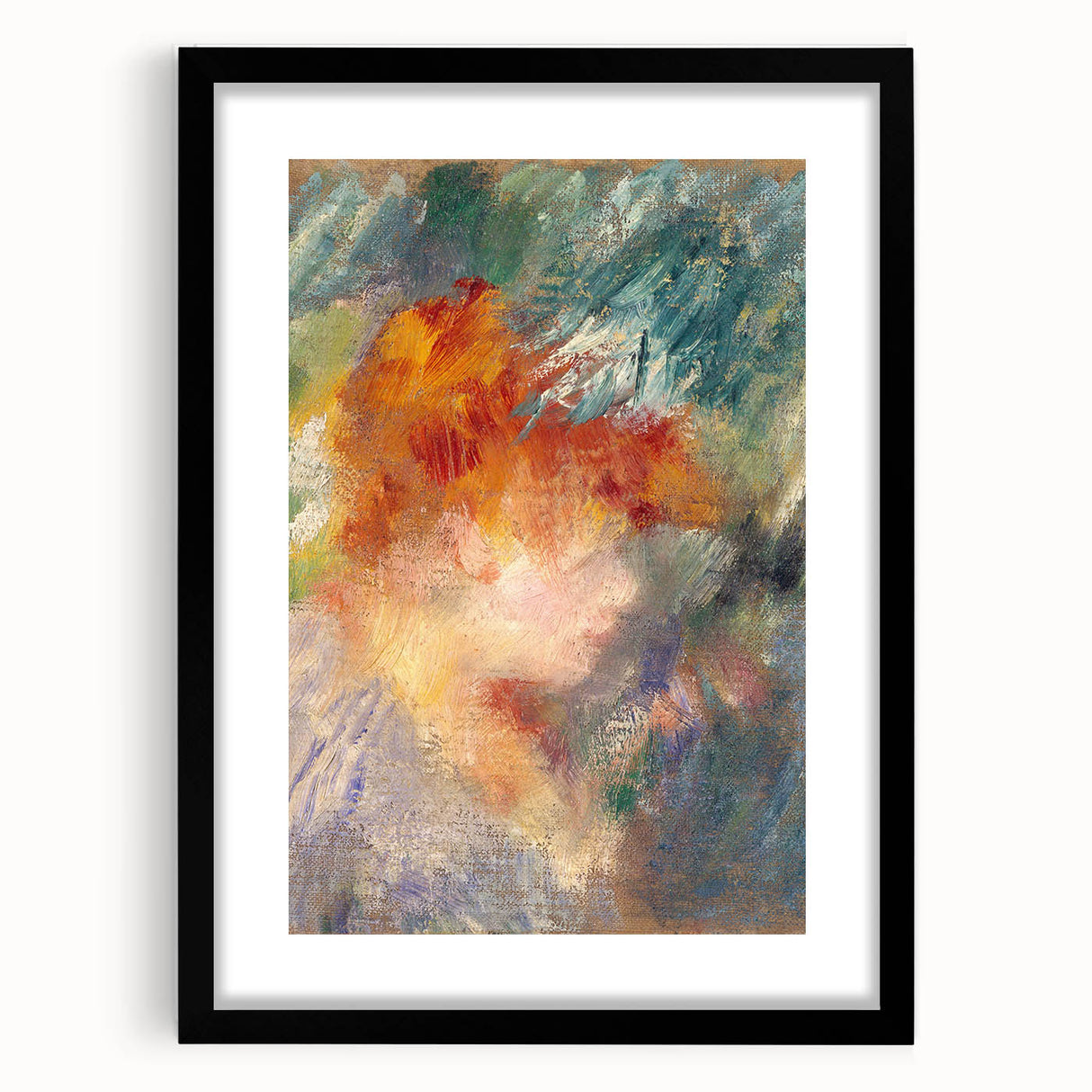 Impressionism Wall Art: Jeanne Samary by Pierre-Auguste Renoir Prints