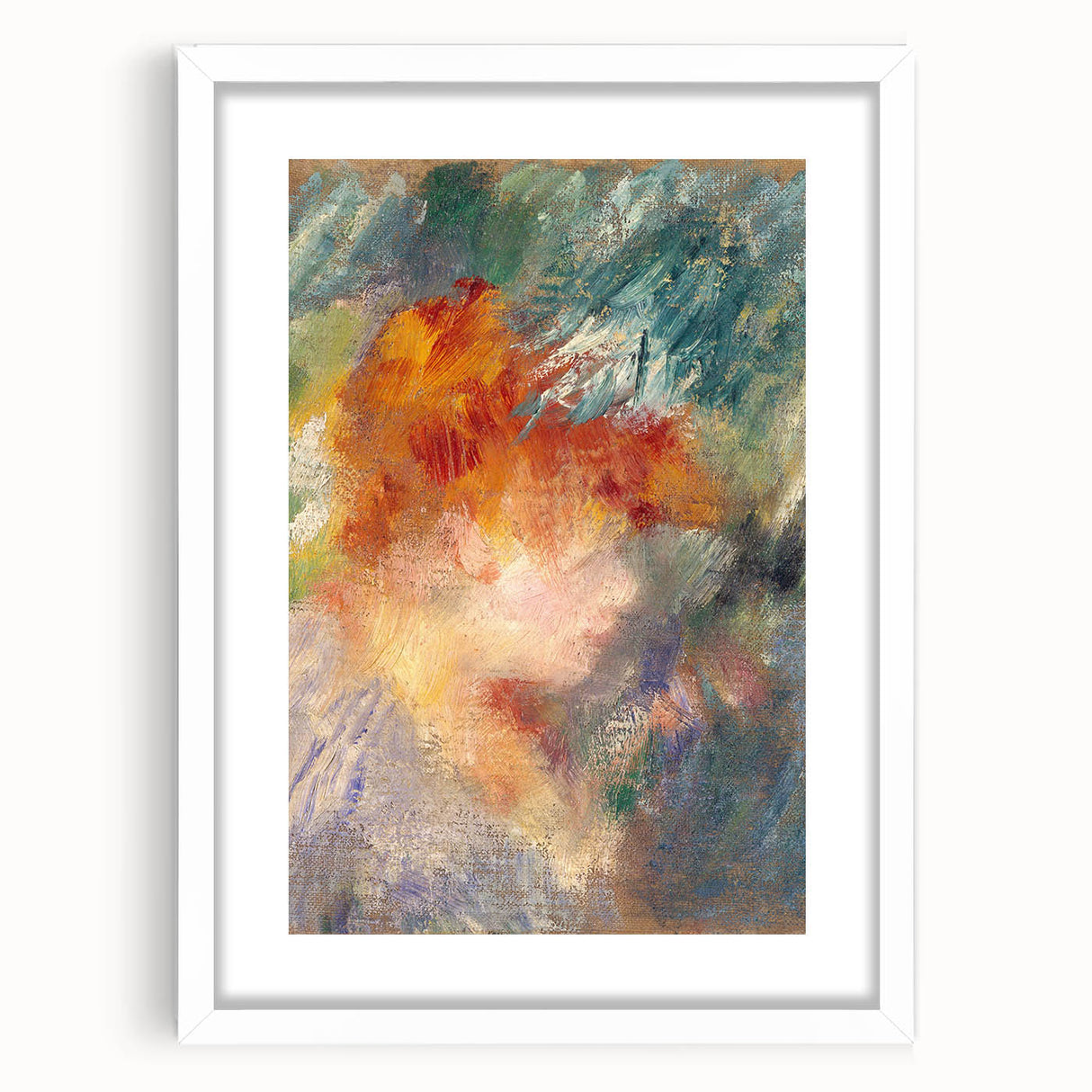 Impressionism Wall Art: Jeanne Samary by Pierre-Auguste Renoir Prints
