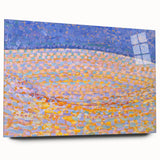 Modern Wall Art - Dune III by Piet Mondrian - Pastel Pointillist Decor