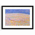Modern Wall Art - Dune III by Piet Mondrian - Pastel Pointillist Decor