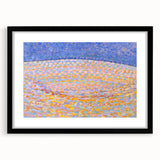 Modern Wall Art - Dune III by Piet Mondrian - Pastel Pointillist Decor