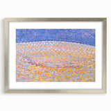 Modern Wall Art - Dune III by Piet Mondrian - Pastel Pointillist Decor