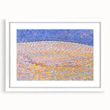 Modern Wall Art - Dune III by Piet Mondrian - Pastel Pointillist Decor