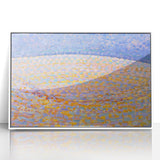 Modern Wall Art - Dune III by Piet Mondrian - Pastel Pointillist Decor