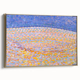 Modern Wall Art - Dune III by Piet Mondrian - Pastel Pointillist Decor