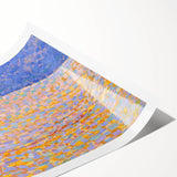 Modern Wall Art - Dune III by Piet Mondrian - Pastel Pointillist Decor