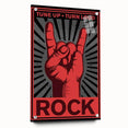 Rock On with Retro Wall Art: Vintage Rock Poster Art