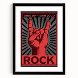 Rock On with Retro Wall Art: Vintage Rock Poster Art