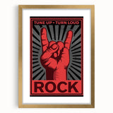 Rock On with Retro Wall Art: Vintage Rock Poster Art