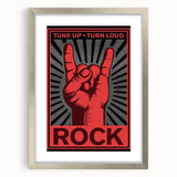 Rock On with Retro Wall Art: Vintage Rock Poster Art