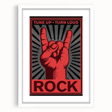 Rock On with Retro Wall Art: Vintage Rock Poster Art