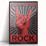 Rock On with Retro Wall Art: Vintage Rock Poster Art