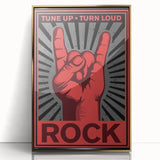 Rock On with Retro Wall Art: Vintage Rock Poster Art