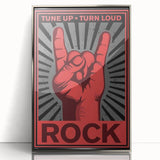 Rock On with Retro Wall Art: Vintage Rock Poster Art