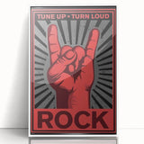 Rock On with Retro Wall Art: Vintage Rock Poster Art