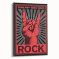 Rock On with Retro Wall Art: Vintage Rock Poster Art