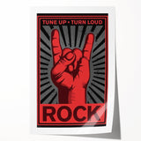 Rock On with Retro Wall Art: Vintage Rock Poster Art