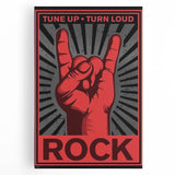 Rock On with Retro Wall Art: Vintage Rock Poster Art