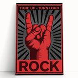 Rock On with Retro Wall Art: Vintage Rock Poster Art