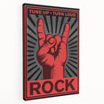 Rock On with Retro Wall Art: Vintage Rock Poster Art