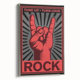 Rock On with Retro Wall Art: Vintage Rock Poster Art