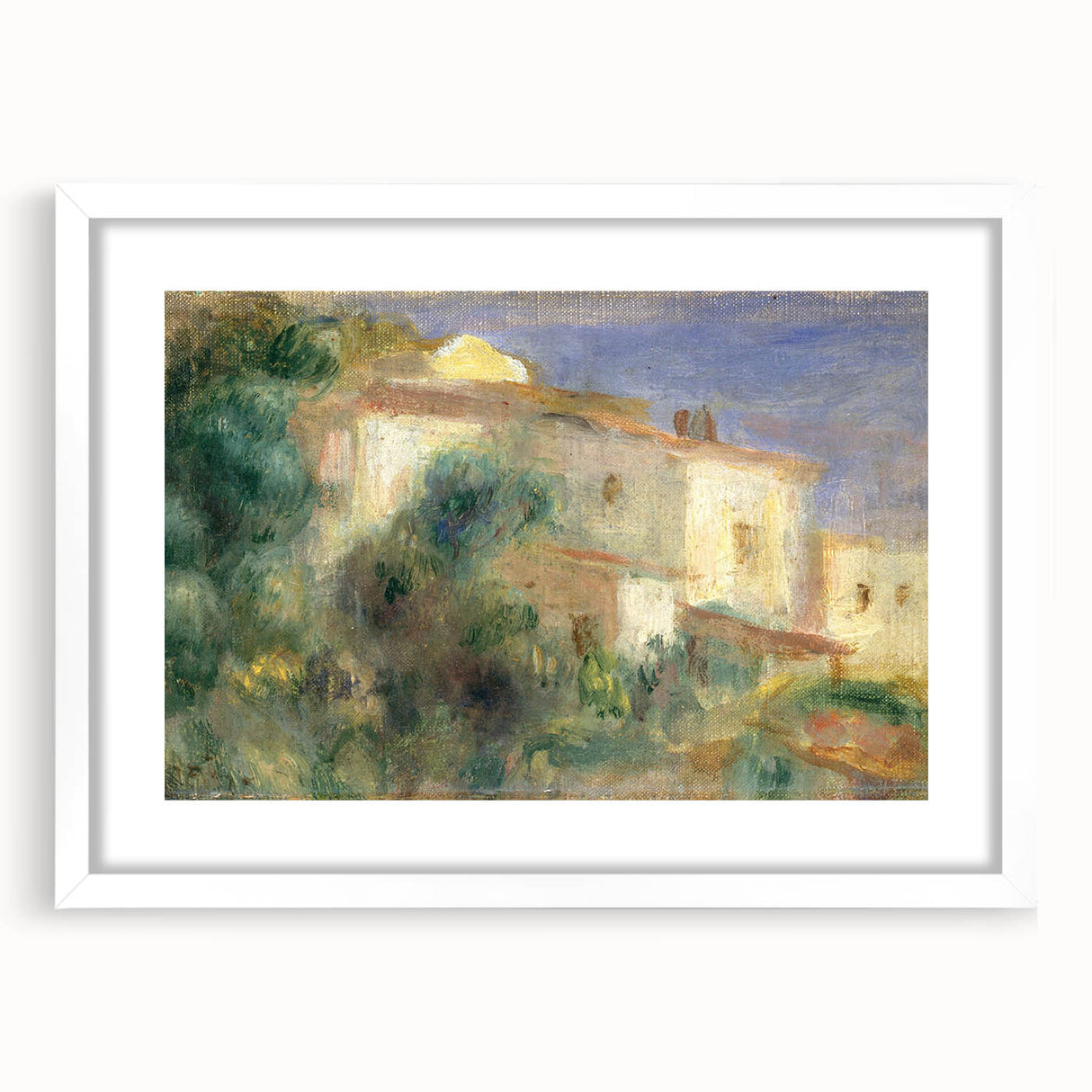 Impressionist Wall Art – Autumn Trees and Golden Light