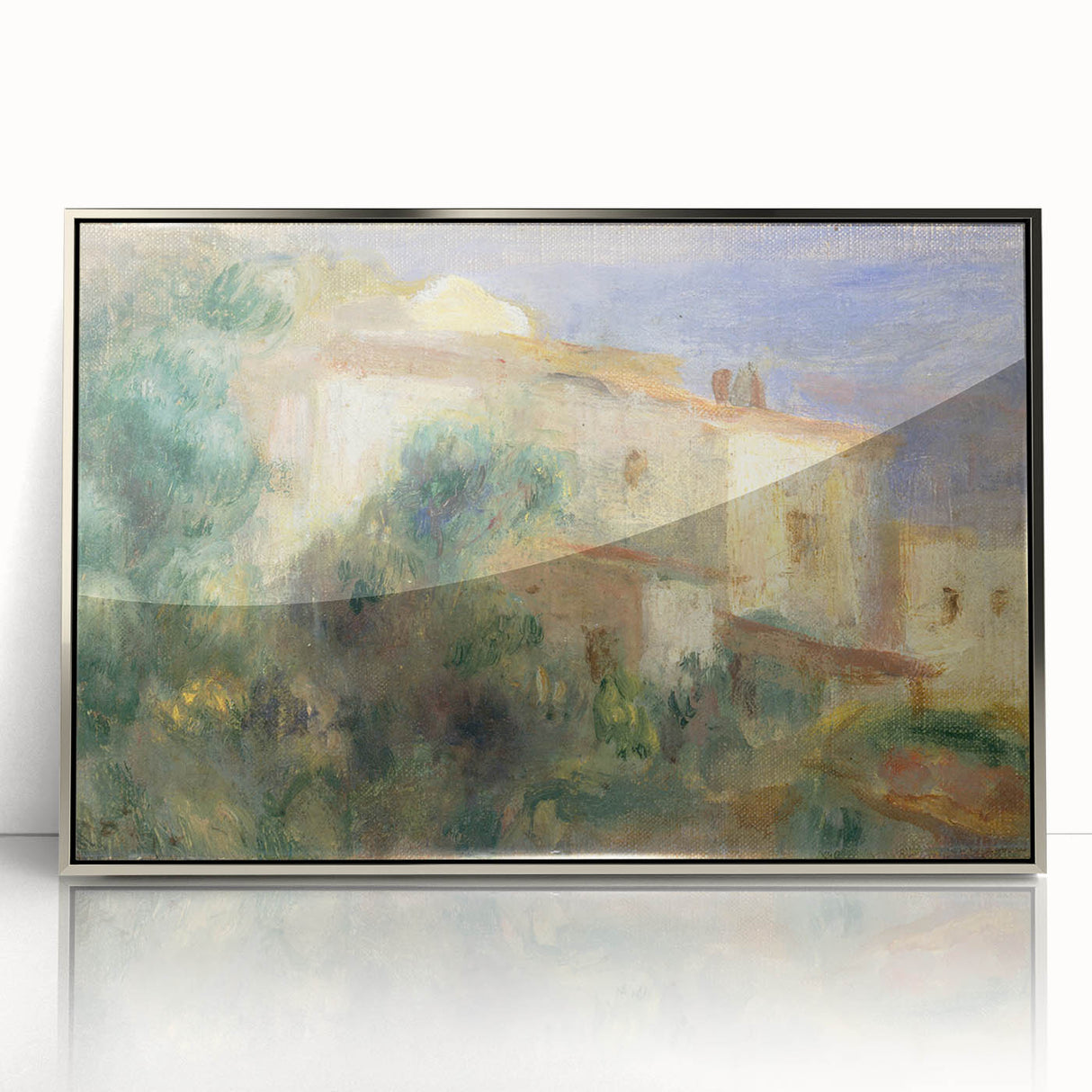 Impressionist Wall Art – Autumn Trees and Golden Light