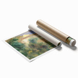 Impressionist Wall Art – Autumn Trees and Golden Light