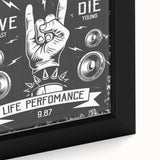 Rock & Roll Retro Wall Art: Vintage Concert Poster